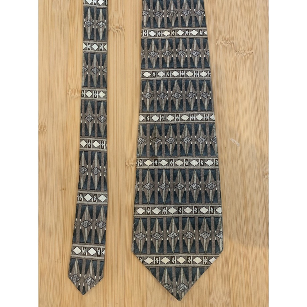 Pierre Cardin Tie 100% Silk Geometric Men's Necktie 60"‎